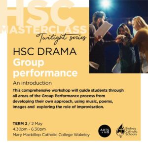 Arts Team_masterclass DRAMA term 2