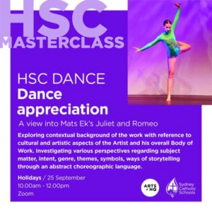 Arts Team_masterclass DANCE term 3