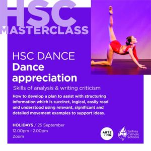 Arts Team_masterclass DANCE2 term 3